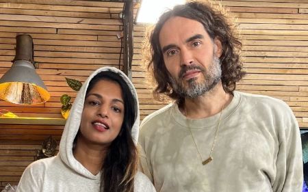 Russell Brand married Katy Perry in a Hindu ceremony.